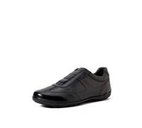 Geox Mens U EDGWARE B Sneaker, Black,41 EU