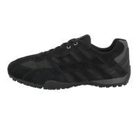 Geox Jungen Uomo Snake Sneaker, Black Anthracite, 41 EU