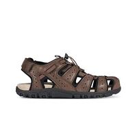 Geox Jungen Uomo Strada B Sandalen, Braun, 41 EU