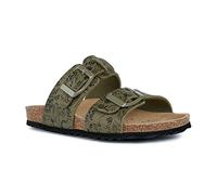 Geox J Ghita Boy Sandal, Military, 32 EU