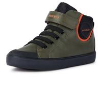 Geox J GISLI Boy F Sneaker, DK Green/Black, 36 EU