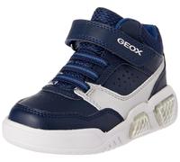 Geox Junior Boy J ILLUMINUS Boy Sneakers Navy/Silver 33_EU