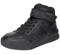 Geox J Perth Boy F Sneaker, Black, 34 EU