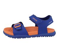 Geox J FOMMIEX Boy Sandal, ROYAL/ORANGE, 34 EU