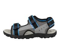 Geox Junior Boy JR SANDAL STRADA SANDALS DK GREY/LT BLUE 35_EU