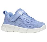 Sneaker GEOX "J ARIL GIRL", Damen, Gr. 35, hellblau, Lederimitat, Textil, Schuhe Sneaker, Slipper mit Klettverschluss, Größenschablone zum Download (74774005-35) hellblau