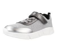 Geox Junior Girl J ARIL Girl Sneakers DK Silver/Black 35_EU