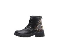Geox J Casey Girl Ankle Boot, Black/Multicolor, 35 EU
