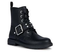 Geox J Eclair Girl Ankle Boot, Black, 30 EU