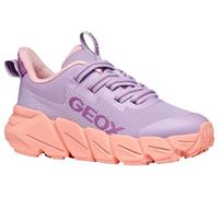 Sneaker GEOX "Geox Sneaker Lederimitat/Textil", Damen, Gr. 30, lila, Lederimitat, Textil, Schuhe Sneaker (93988650-30) lila