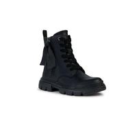 Geox J Junette Girl Ankle Boot, Black, 32 EU