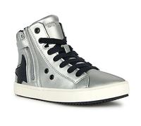 Geox Junior Girl J Kalispera Girl Sneakers DK Silver/Black 24_EU