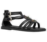 Geox JUNIOR GIRL J SANDAL KARLY GIRL SANDALS BLACK/LT GOLD 32_EU