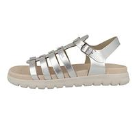 Geox Junior Girl J SANDAL SOLEIMA GIR SANDALS SILVER 25_EU