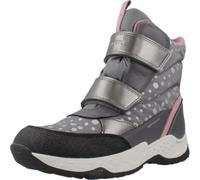 Geox Junior Girl J SENTIERO GIRL B AB ANKLE BOOTS DK GREY/PINK 35_EU