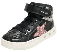 Geox Junior Girl J Skylin Girl Sneakers Black/DK PINK 29_EU