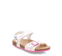 Geox J Adriel Girl C Sandal, White/Multicolor, 32 EU