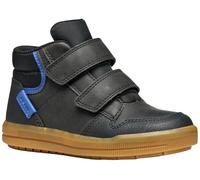Geox J Arzach Boy Sneaker, Black/ROYAL, 31 EU