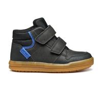 Geox J Arzach Boy Sneaker, Black/ROYAL, 36 EU