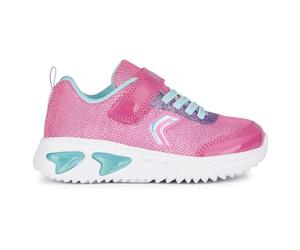 Geox JUNIOR J Assister Girl Sneakers Fuchsia/Aqua_34