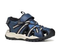 Geox J Borealis Boy B Sandal, Denim/Grey, 24 EU