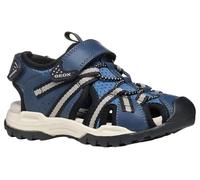 Geox J Borealis Boy B Sandal, Denim/Grey, 28 EU