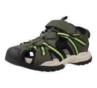 Geox J Borealis Boy B Sandal, Military/Green, 27 EU