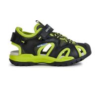 Geox JUNIOR J BOREALIS BOY SANDALS BLACK/LIME 33_EU
