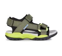 Geox Herren J Borealis Boy E Sandal, Military/Lime, 37 EU