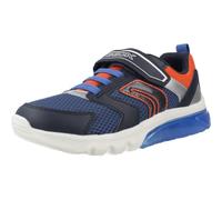 Geox JUNIOR J CIBERDRON Boy Low Easy Entry Navy/ORANGE 36_EU