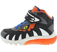 Geox JUNIOR J CIBERDRON Boy MID Easy Entry Black/ORANGE 24_EU