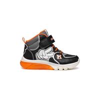 Geox JUNIOR J CIBERDRON Boy MID Easy Entry Black/Silver 36_EU