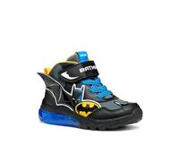 Geox Sneaker J Ciberdron Jungen Schwarz/Gelb Größe 33 EU