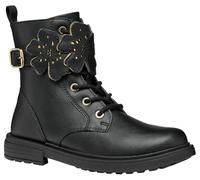 Geox J ECLAIR GIRL K - SYNT.LEA für Kinder, schwarz, Größe 36 EU
