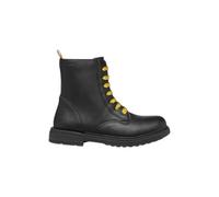 GEOX JUNIOR J ECLAIR GIRL BIKER/AMPHIBIANS BOOTS BLACK/YELLOW 37_EU
