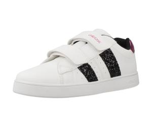 Geox JUNIOR J ECLYPER Girl Low Easy Entry White/Black 33_EU
