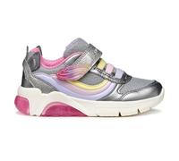 Geox Junior J Fadinlight Girl Sneakers Silver, Multicolor 25 EU