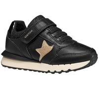 Geox JUNIOR J FASTICS Girl Sneakers Black/LT Gold 31_EU