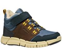 Geox JUNIOR J FLEXYPER BOY B ABX ANKLE BOOTS BROWN/BLUE 34_EU