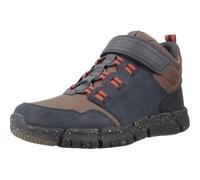 Geox JUNIOR J FLEXYPER BOY B ABX ANKLE BOOTS NAVY/BROWN 34_EU