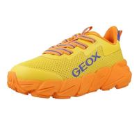 Geox J FLEXYPER Fast Boy Sneaker, Yellow/Orange, 29 EU
