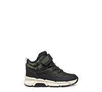 Geox JUNIOR J FLEXYPER PLUS BOY B ABX ANKLE BOOTS BLACK/MILITARY 30_EU