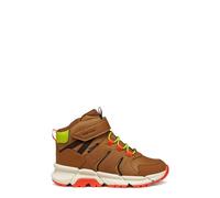 Geox JUNIOR J FLEXYPER PLUS BOY B ABX ANKLE BOOTS BROWN/ORANGE 28_EU