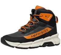 Geox JUNIOR J FLEXYPER Plus Boy MID Easy Entry DK Grey/DK ORANGE 39_EU