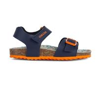 GEOX JUNIOR J GHITA BOY SANDALS NAVY/DK ORANGE 24_EU