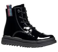 Geox JUNIOR J GILLYJAW GIRL ANKLE BOOTS BLACK/MULTICOLOR 34_EU