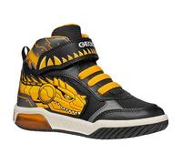 Geox JUNIOR J INEK Boy MID Easy Entry Black/Yellow 33_EU