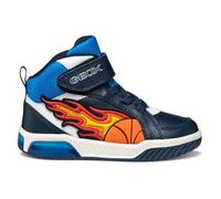 Geox Junior J Inek Boy Sneakers Navy, LT Blue 32 EU