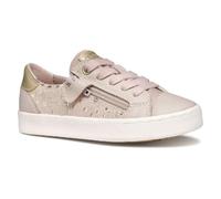 Geox J Kilwi Girl A Sneaker, Lt Rose/Platinum, 33 EU