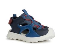 Geox J AIRADYUM BO Sandal, Navy/RED, 24 EU